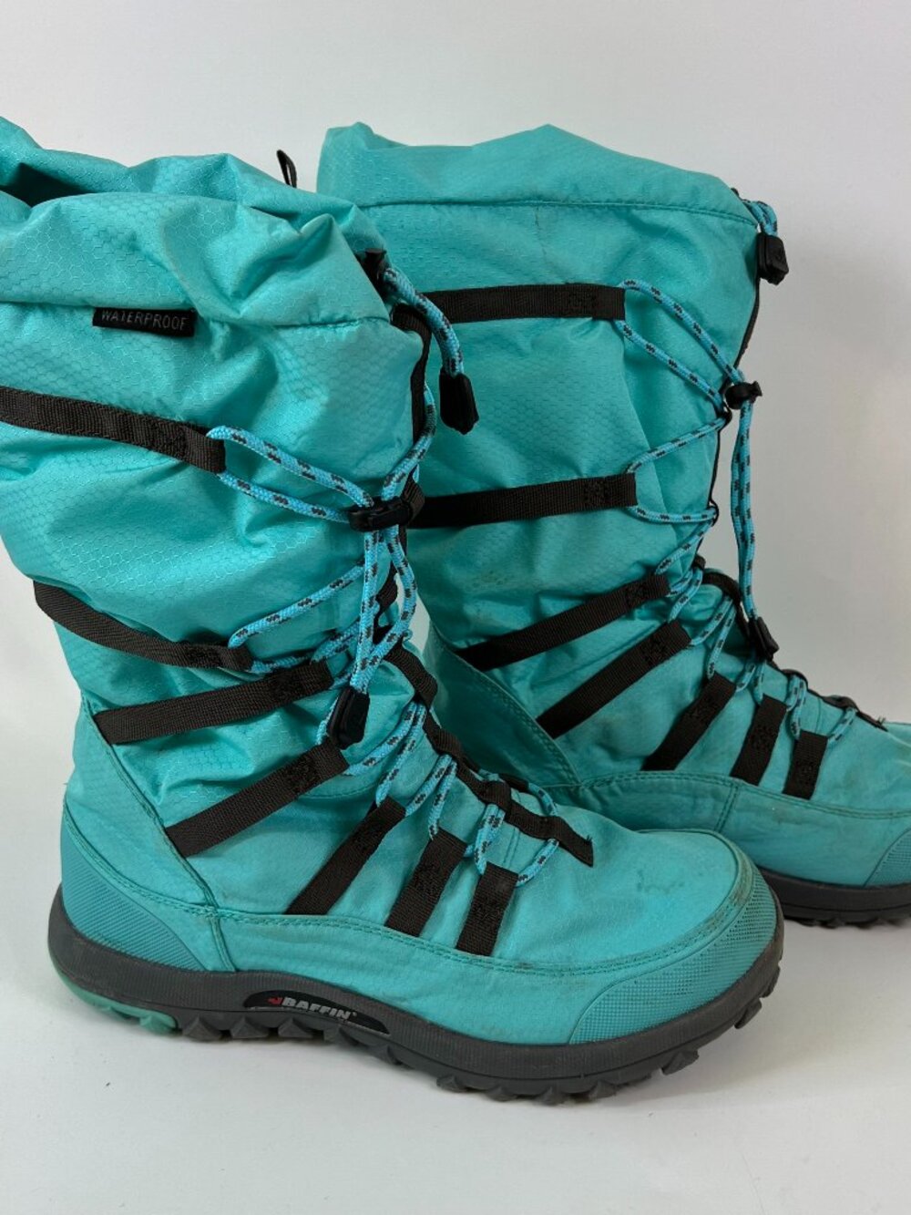 Baffin Escalate Women’s Size 10 Teal Waterproof Tall Winter Snow Boots
